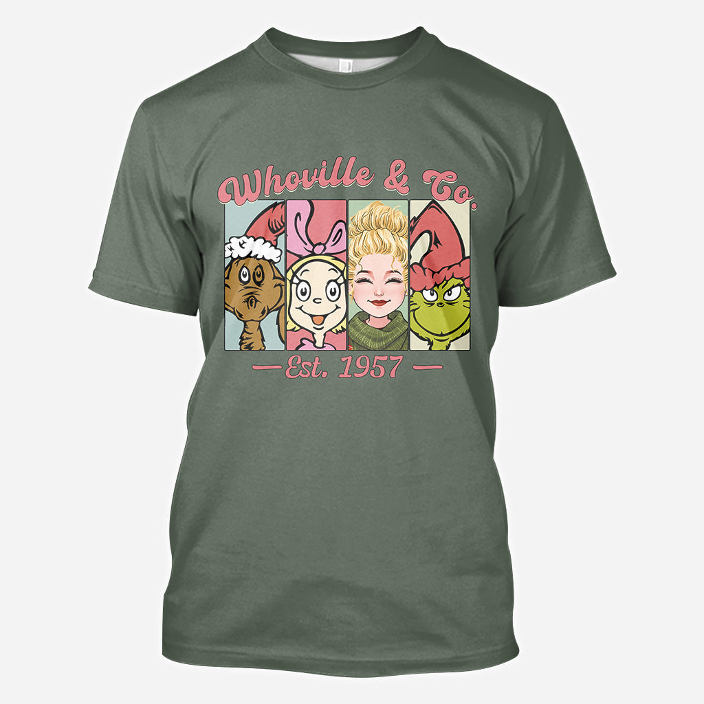 Personalized Whoville & Co. Christmas All Over Shirt Gift