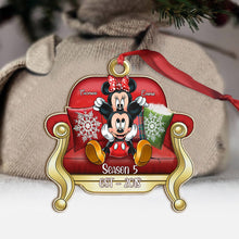 Load image into Gallery viewer, Personalized One-sided Mouse Ornament Custom Family Gift for Christmas
