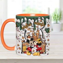 Load image into Gallery viewer, Personalized Accent Mug with Two-Tone Design for Couples
