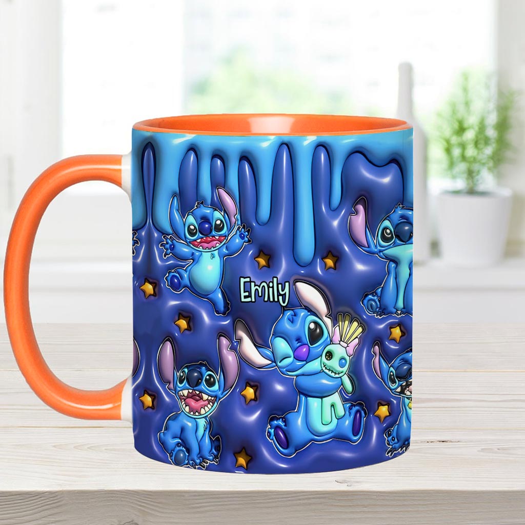 Personalized Ohana Accent Mug Custom Name Gift for Family