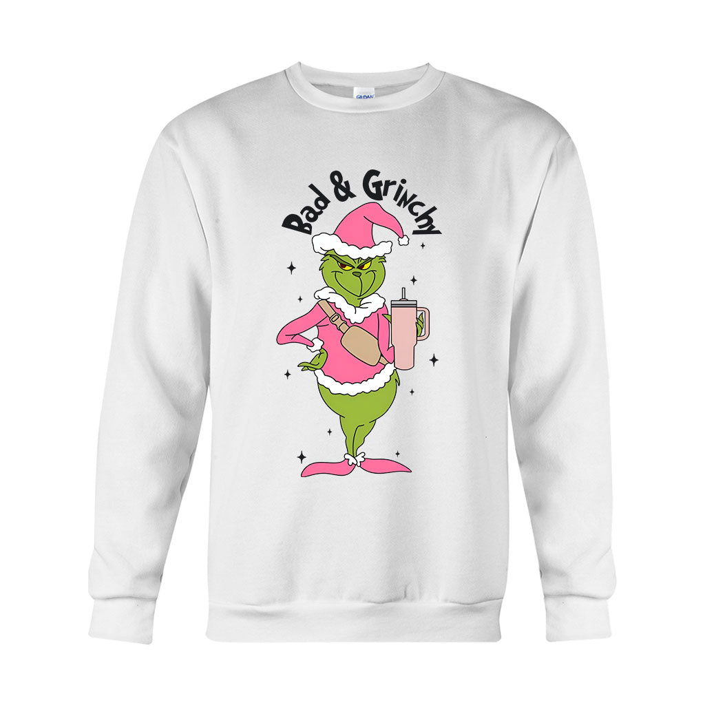 Personalized Grinch Christmas T-shirt and Hoodie Gift for Mom