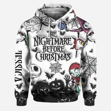 Load image into Gallery viewer, Personalized Nightmare Before Christmas Hoodie &amp; Leggings Set
