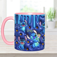 Load image into Gallery viewer, Personalized Ohana Accent Mug Custom Name Gift for Family
