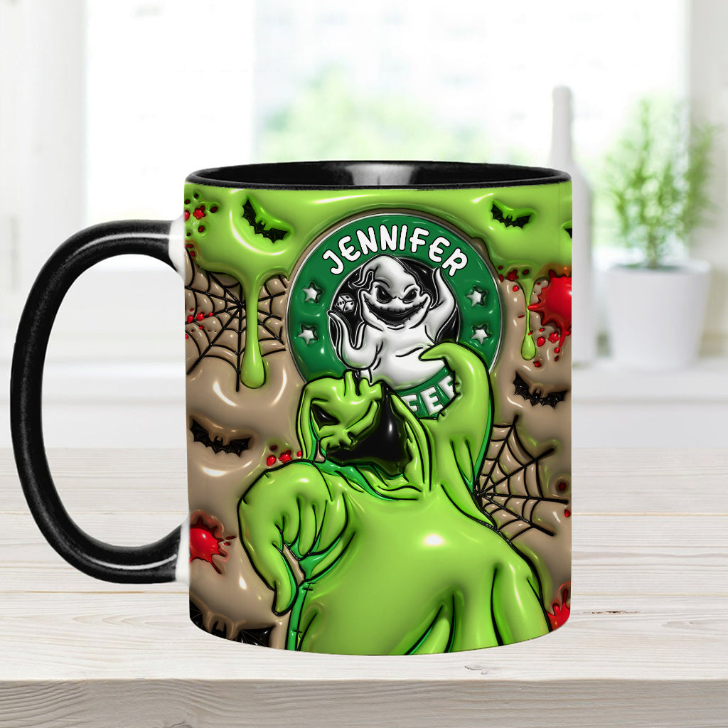 Personalized Halloween Accent Mug Custom Name Gift Idea