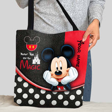 Load image into Gallery viewer, Personalized Mickey Mouse Tote Bag Custom Name Gift for Mom
