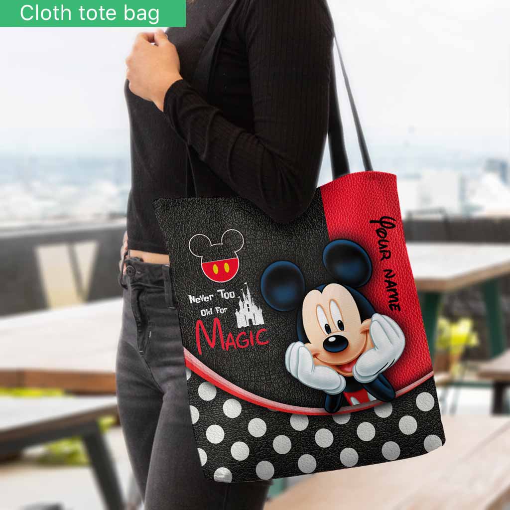 Personalized Mickey Mouse Tote Bag Custom Name Gift for Mom