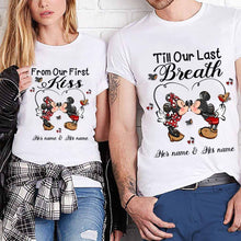 Load image into Gallery viewer, Personalized Mouse T-shirt &amp; Hoodie Couple Gift Vows for Wedding Anniversary
