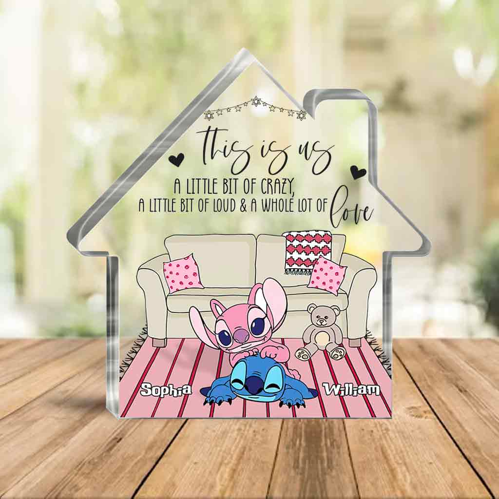 Personalized Ohana Acrylic Plaque Custom Name Home Decor Gift