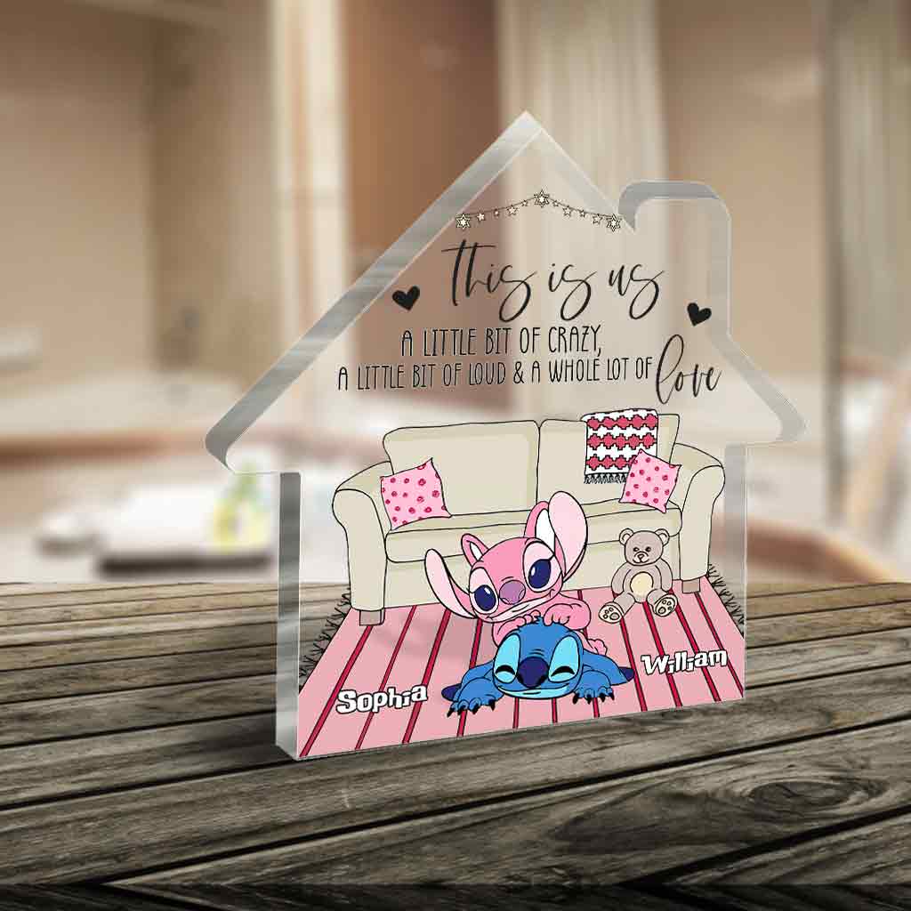 Personalized Ohana Acrylic Plaque Custom Name Home Decor Gift