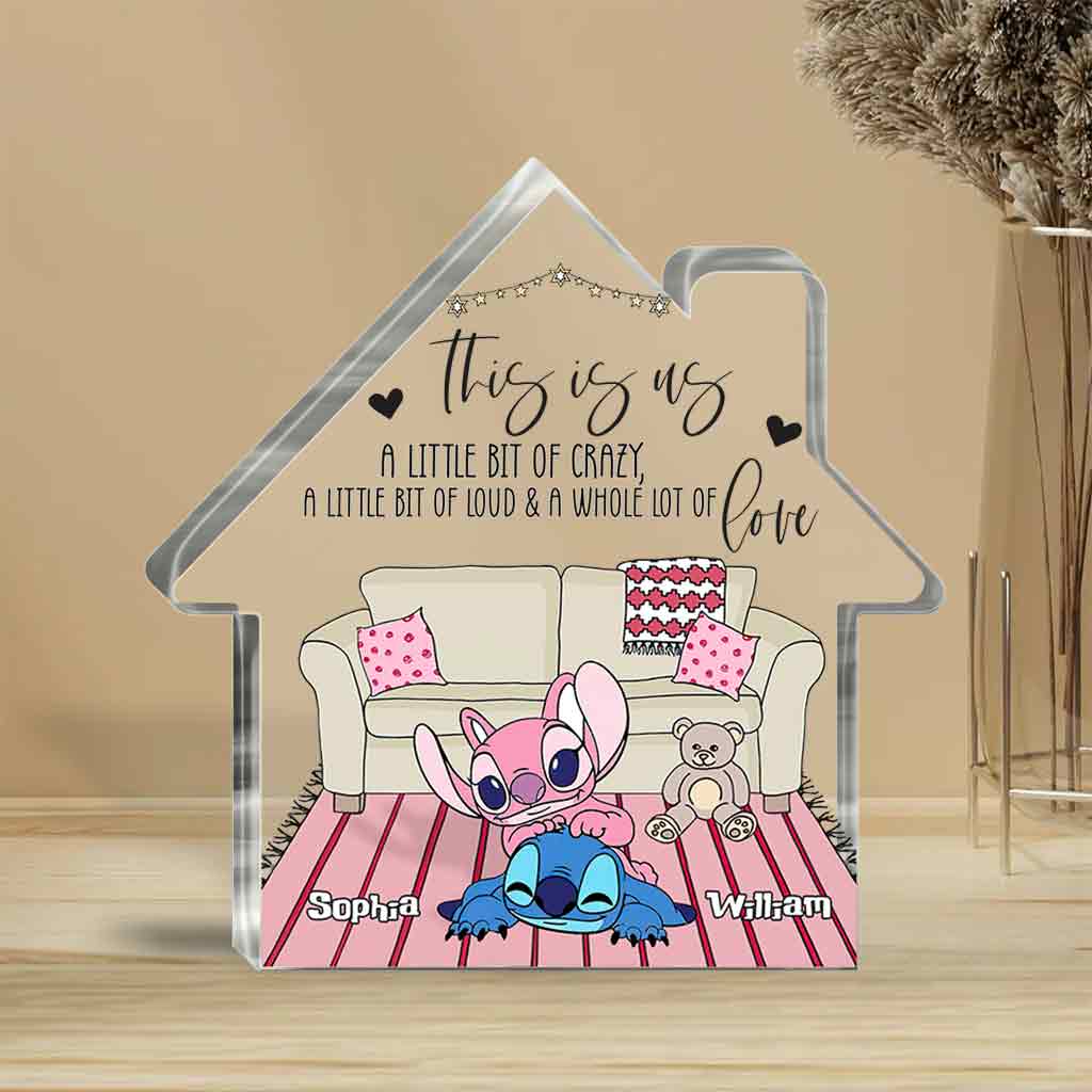 Personalized Ohana Acrylic Plaque Custom Name Home Decor Gift