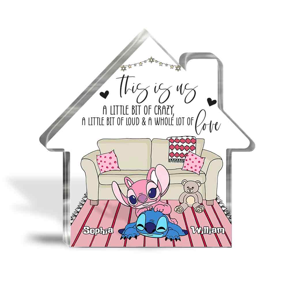 Personalized Ohana Acrylic Plaque Custom Name Home Decor Gift