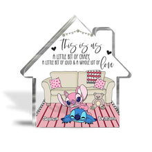 Load image into Gallery viewer, Personalized Ohana Acrylic Plaque Custom Name Home Decor Gift
