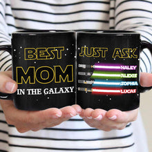 Load image into Gallery viewer, Personalized Best Mom in the Galaxy Mug Custom Names Gift
