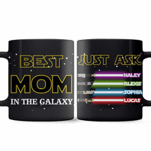 Load image into Gallery viewer, Personalized Best Mom in the Galaxy Mug Custom Names Gift

