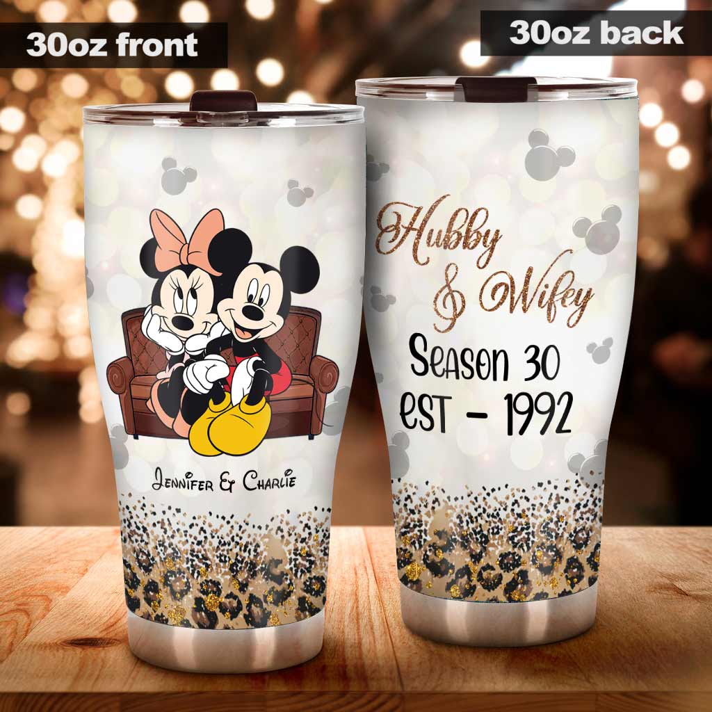 Personalized Mickey Mouse Tumbler Custom Couple Gift Stainless Steel