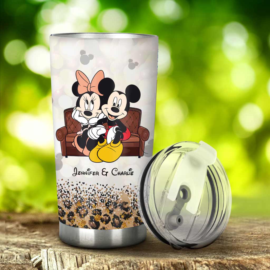 Personalized Mickey Mouse Tumbler Custom Couple Gift Stainless Steel
