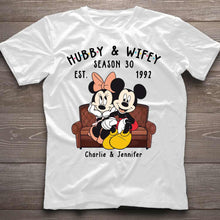 Load image into Gallery viewer, Personalized Couple Mouse T-shirt &amp; Hoodie Gift for Anniversaries

