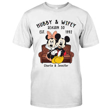 Load image into Gallery viewer, Personalized Couple Mouse T-shirt &amp; Hoodie Gift for Anniversaries
