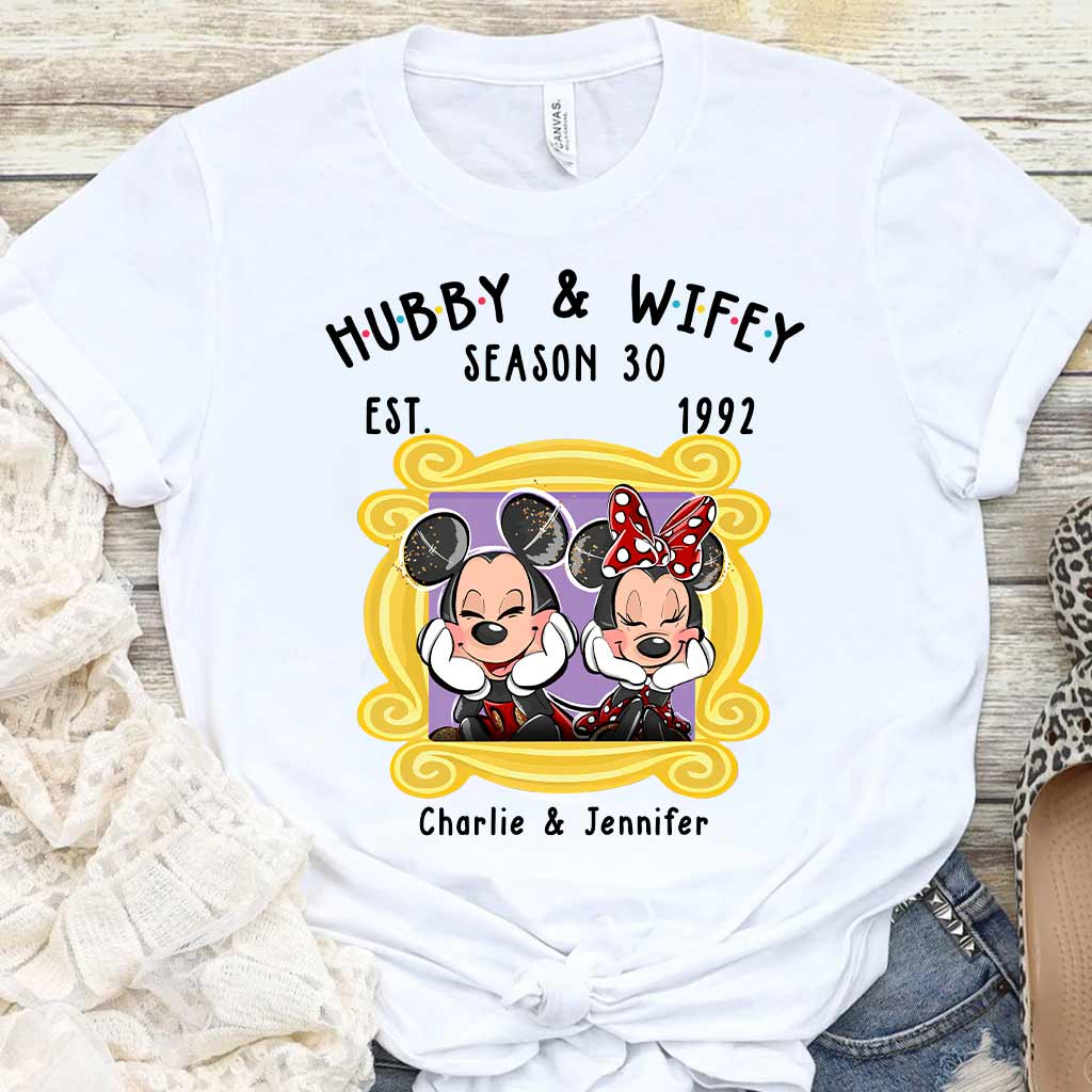 Personalized Couple T-shirt and Hoodie with Cute Design for Anniversary