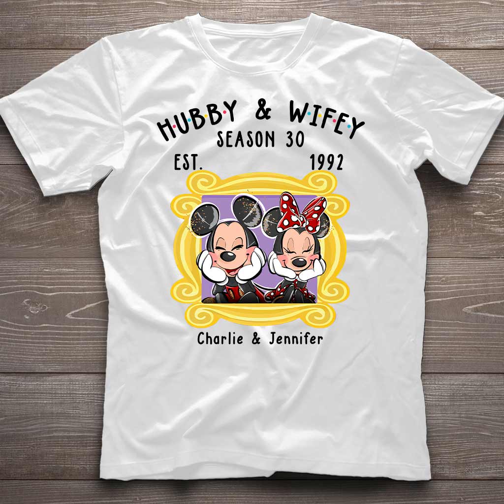 Personalized Couple T-shirt and Hoodie with Cute Design for Anniversary