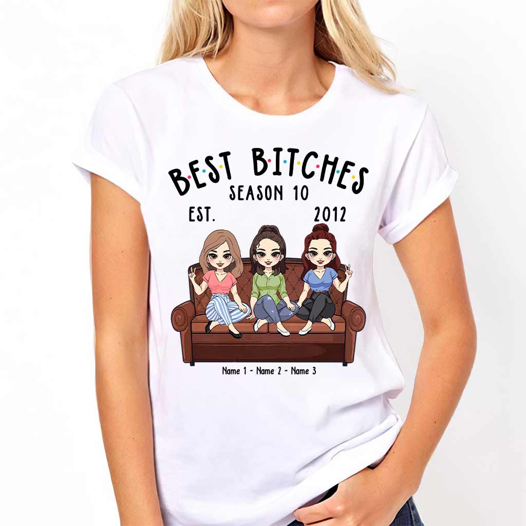 Personalized Bestie T-shirt and Hoodie Gift for Friends