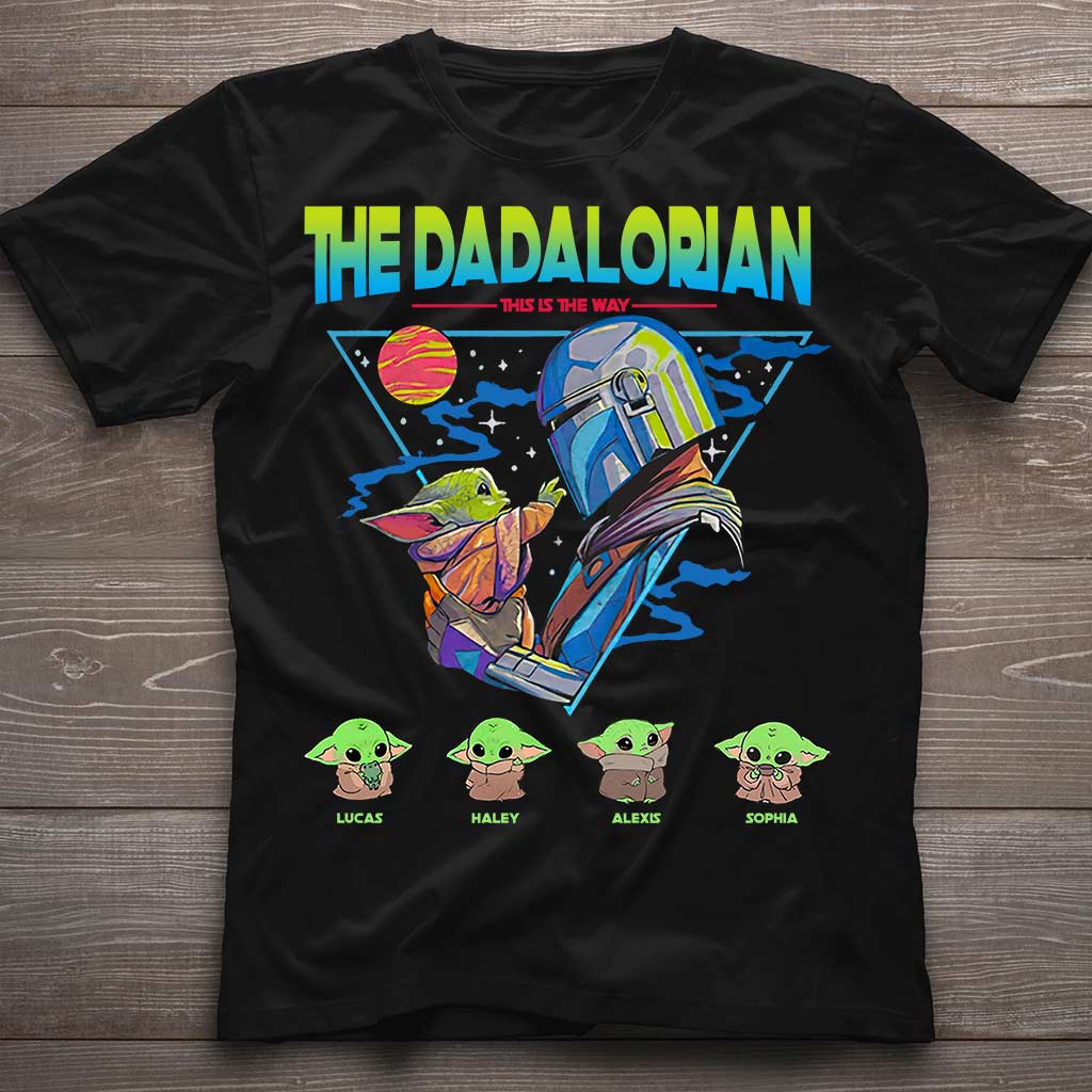 Personalized Father's Day T-shirt & Hoodie The DADALORIAN Gift for Dad