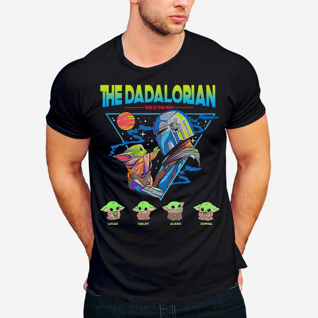 Personalized Father's Day T-shirt & Hoodie The DADALORIAN Gift for Dad