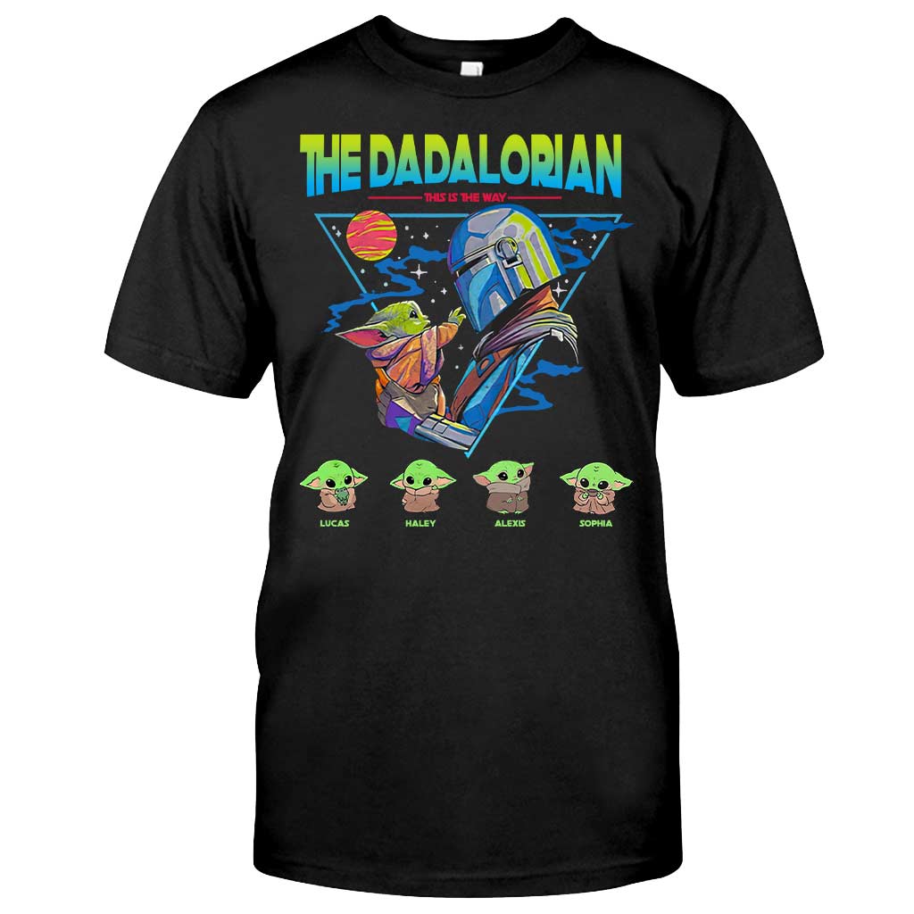 Personalized Father's Day T-shirt & Hoodie The DADALORIAN Gift for Dad
