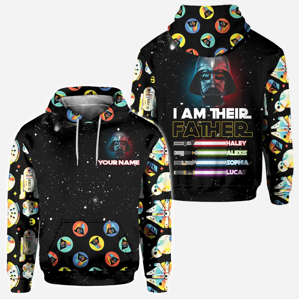 Personalized 'I Am Their Father' All Over Hoodie Unique Gift for Dad