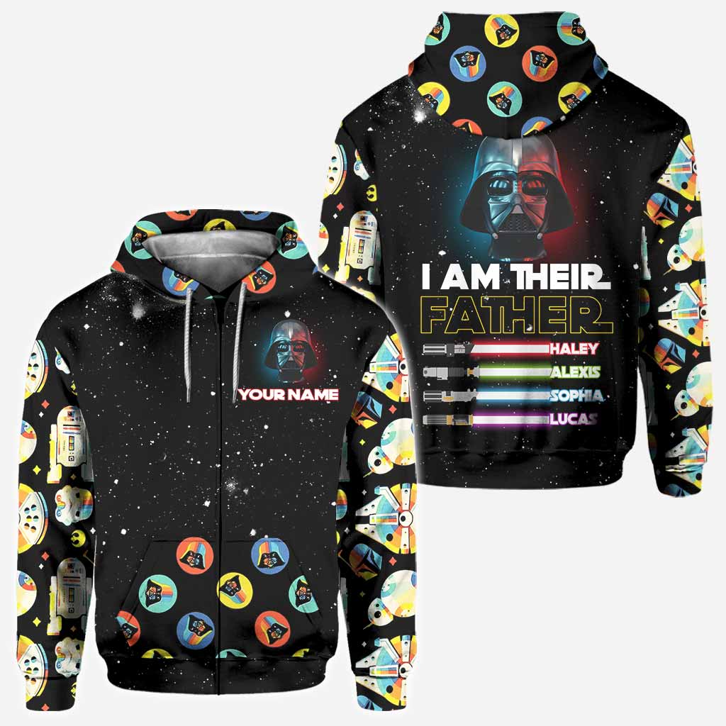 Personalized 'I Am Their Father' All Over Hoodie Unique Gift for Dad