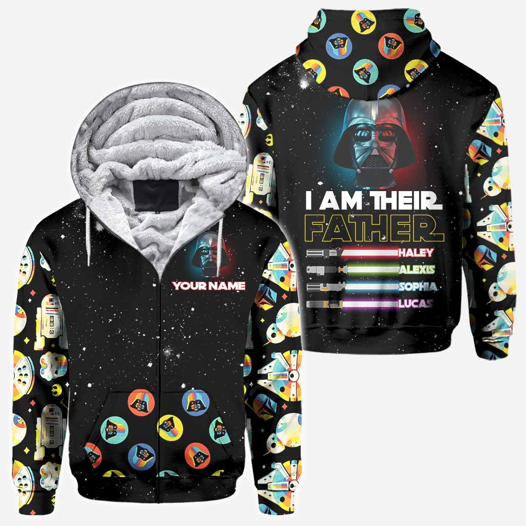 Personalized 'I Am Their Father' All Over Hoodie Unique Gift for Dad