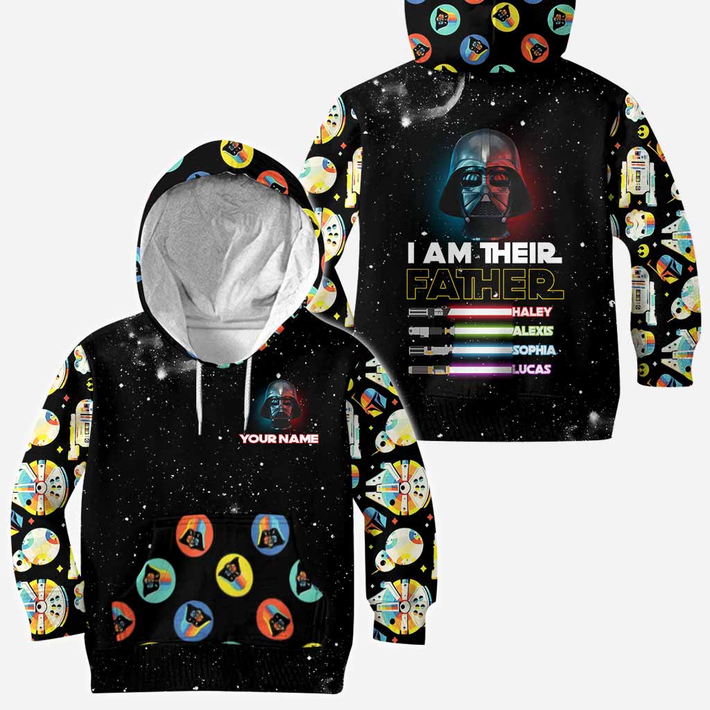 Personalized 'I Am Their Father' All Over Hoodie Unique Gift for Dad