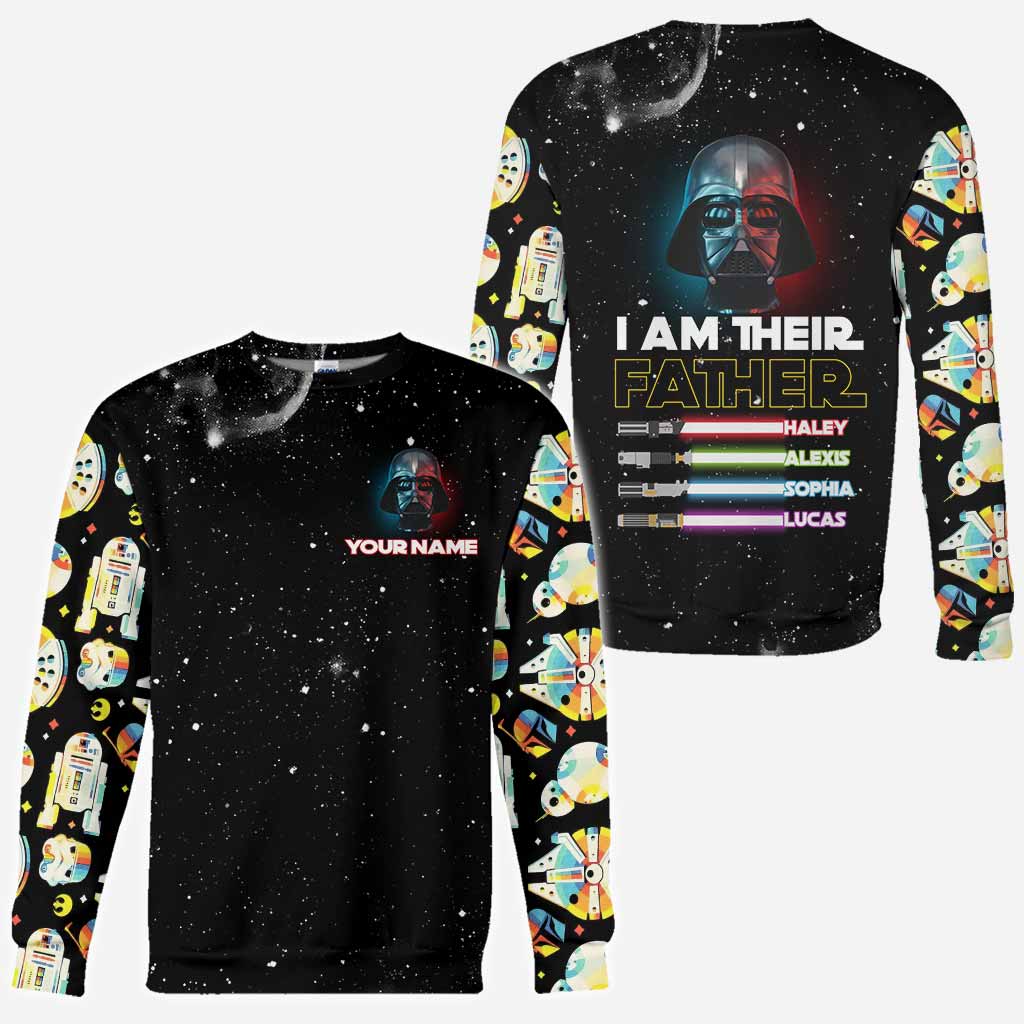 Personalized 'I Am Their Father' All Over Hoodie Unique Gift for Dad