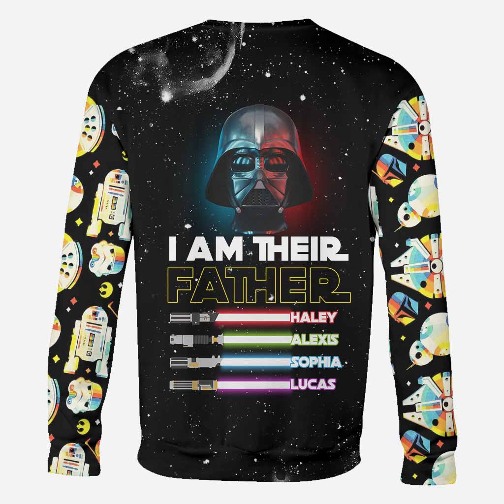 Personalized 'I Am Their Father' All Over Hoodie Unique Gift for Dad