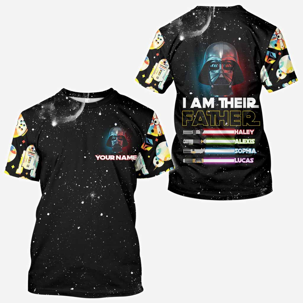 Personalized 'I Am Their Father' All Over Hoodie Unique Gift for Dad