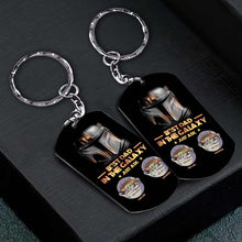Load image into Gallery viewer, Personalized Stainless Steel Keychain Best Dad in the Galaxy Gift for Father's Day
