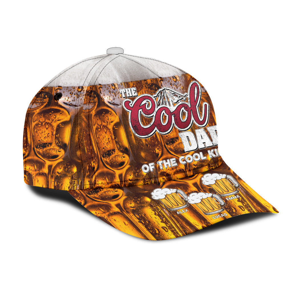 Personalized Cool Dad Classic Cap Custom Name Gift for Dad