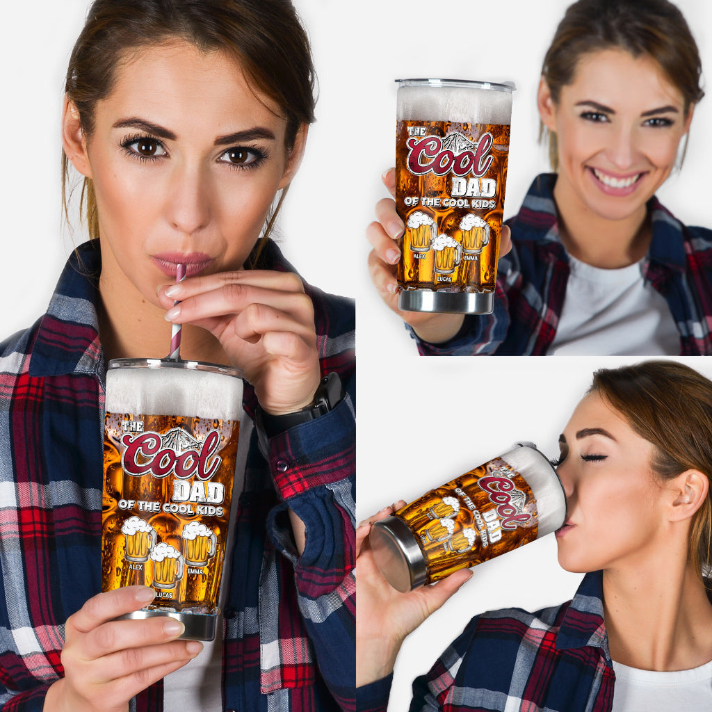 Personalized Tumbler for Dad Custom Drinkware Gift