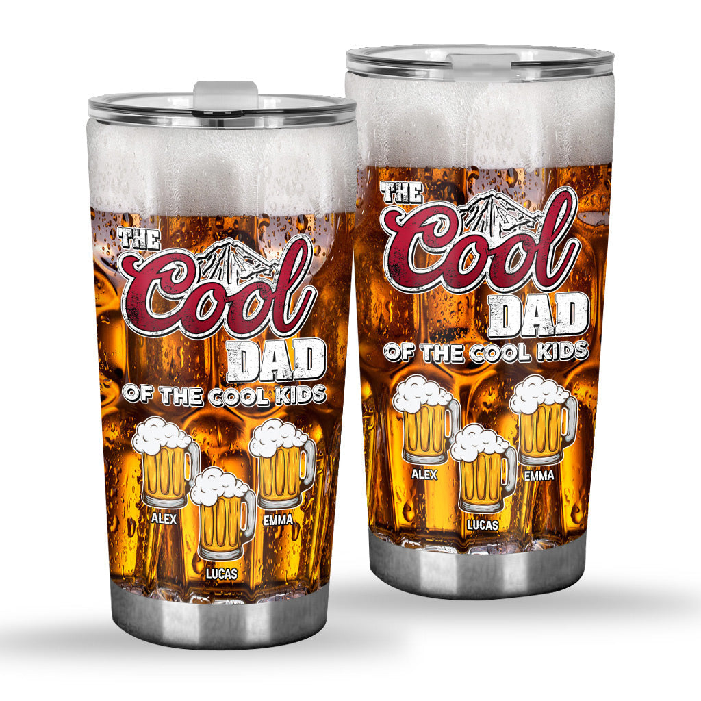 Personalized Tumbler for Dad Custom Drinkware Gift