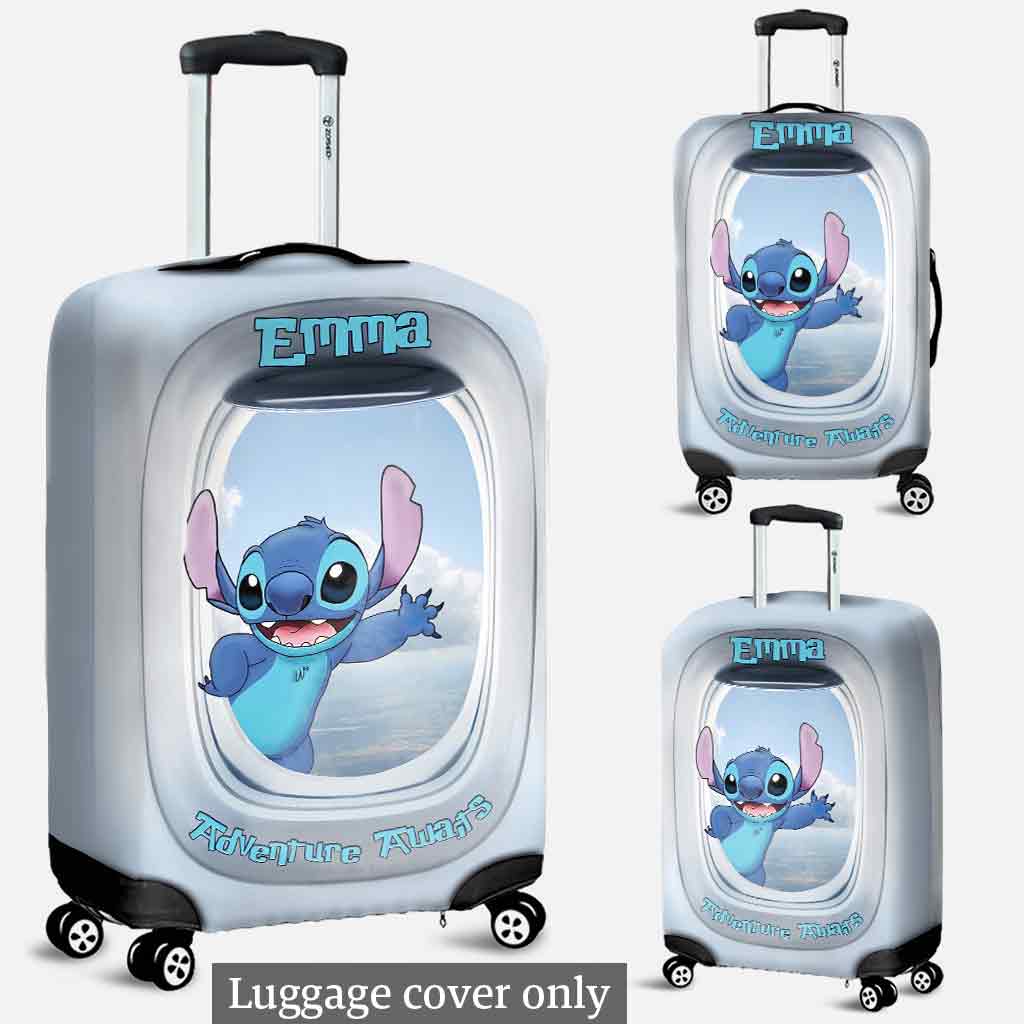 Personalized Ohana Luggage Cover for Kids Custom Name Travel Gift