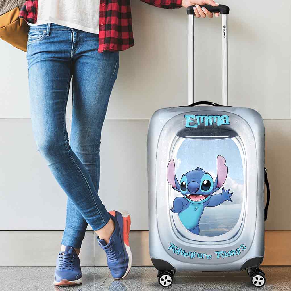 Personalized Ohana Luggage Cover for Kids Custom Name Travel Gift
