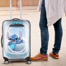 Load image into Gallery viewer, Personalized Ohana Luggage Cover for Kids Custom Name Travel Gift
