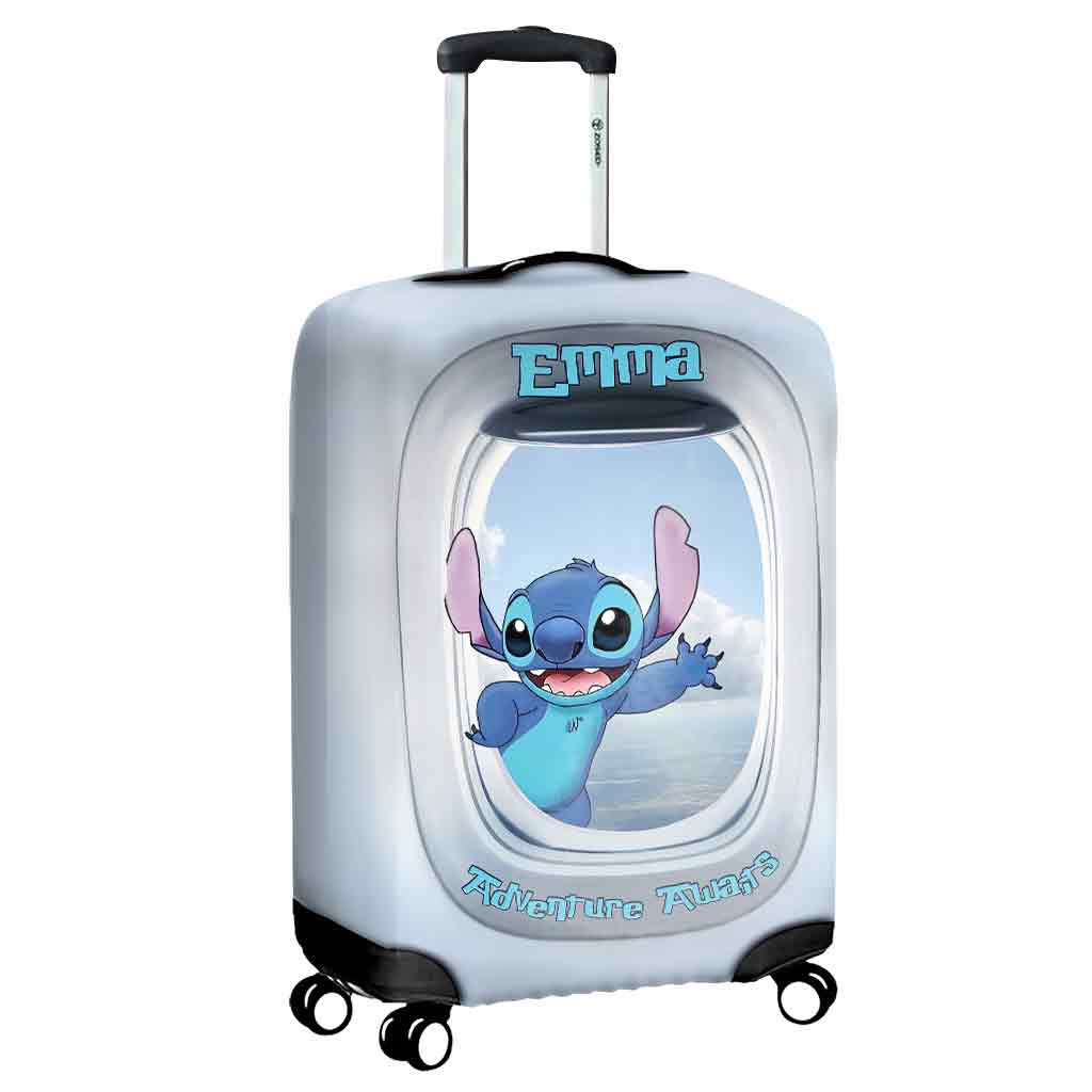 Personalized Ohana Luggage Cover for Kids Custom Name Travel Gift