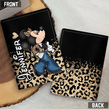 Load image into Gallery viewer, Personalized Passport Holder Catch Flights Not Feelings Gift
