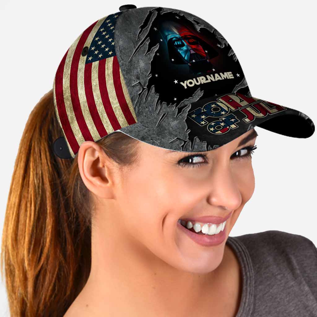 Personalized Classic Cap Independence Day Custom Name Gift