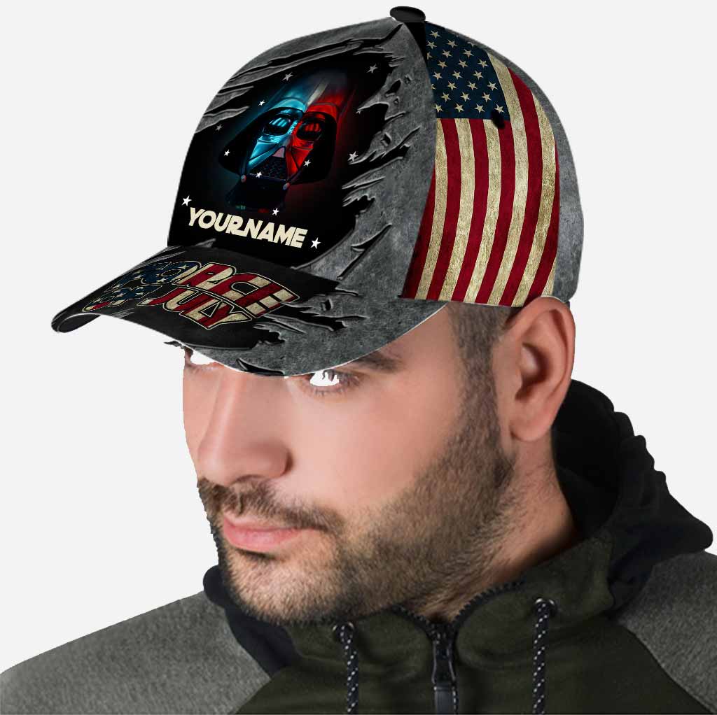 Personalized Classic Cap Independence Day Custom Name Gift