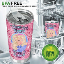 Load image into Gallery viewer, Personalized Pink Glitter Tumbler Custom Name Gift for Mom
