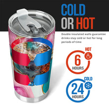 Load image into Gallery viewer, Personalized Tropical Leopard Tumbler Custom Name Gift for Summer
