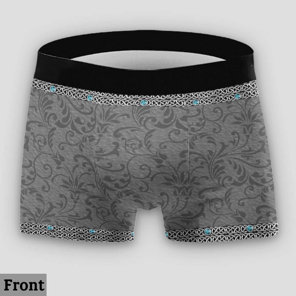 Personalized Lace Border Briefs and Boxer Briefs for Couples