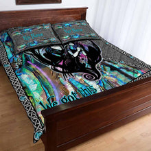 Load image into Gallery viewer, Personalized Nightmare Quilt Set Custom Name Halloween Gift
